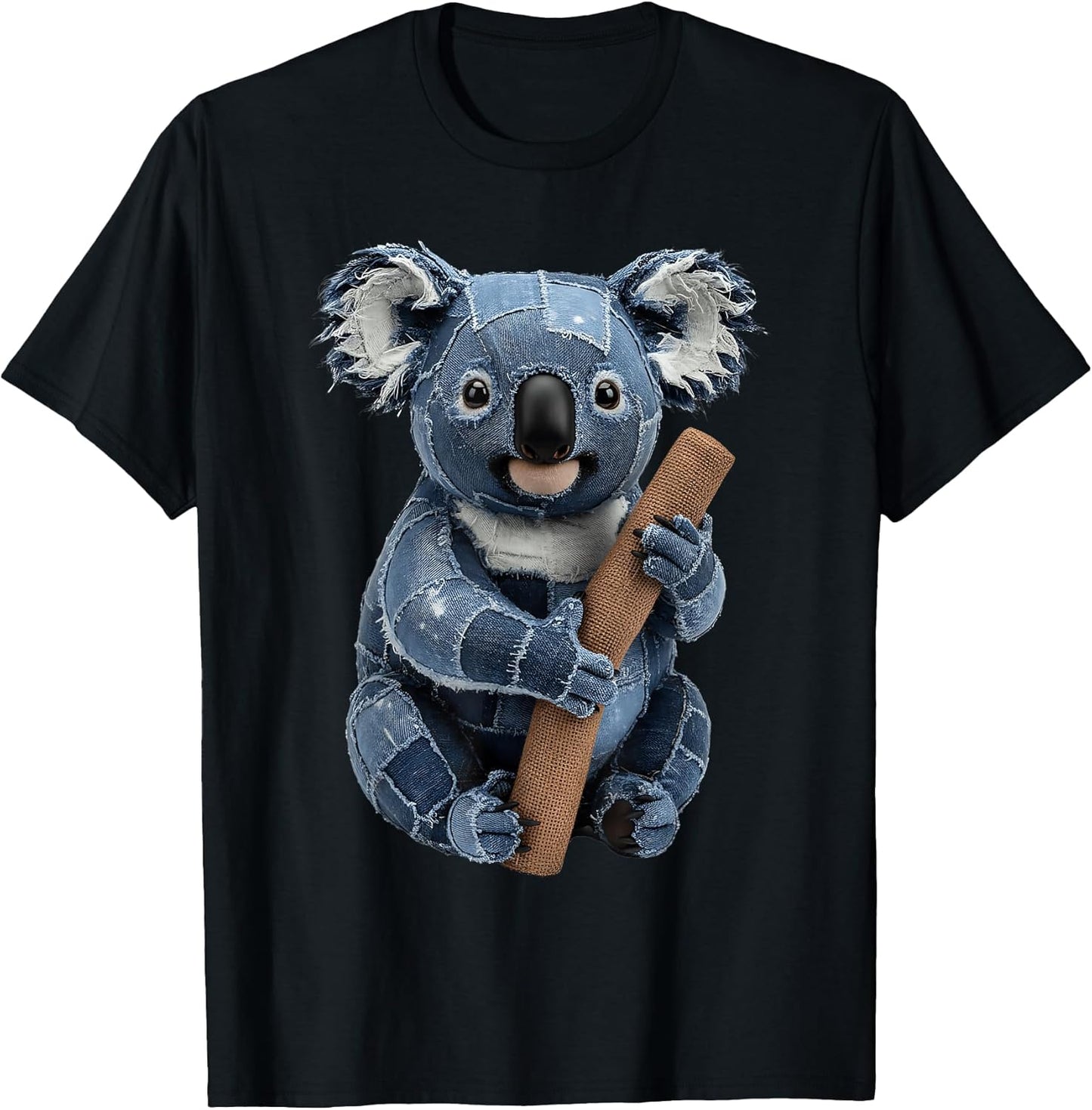 Retro Denim Patchwork Quilt Pattern Animal