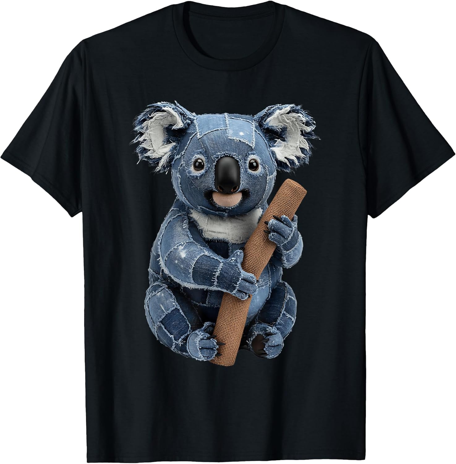 Retro Denim Patchwork Quilt Pattern Animal