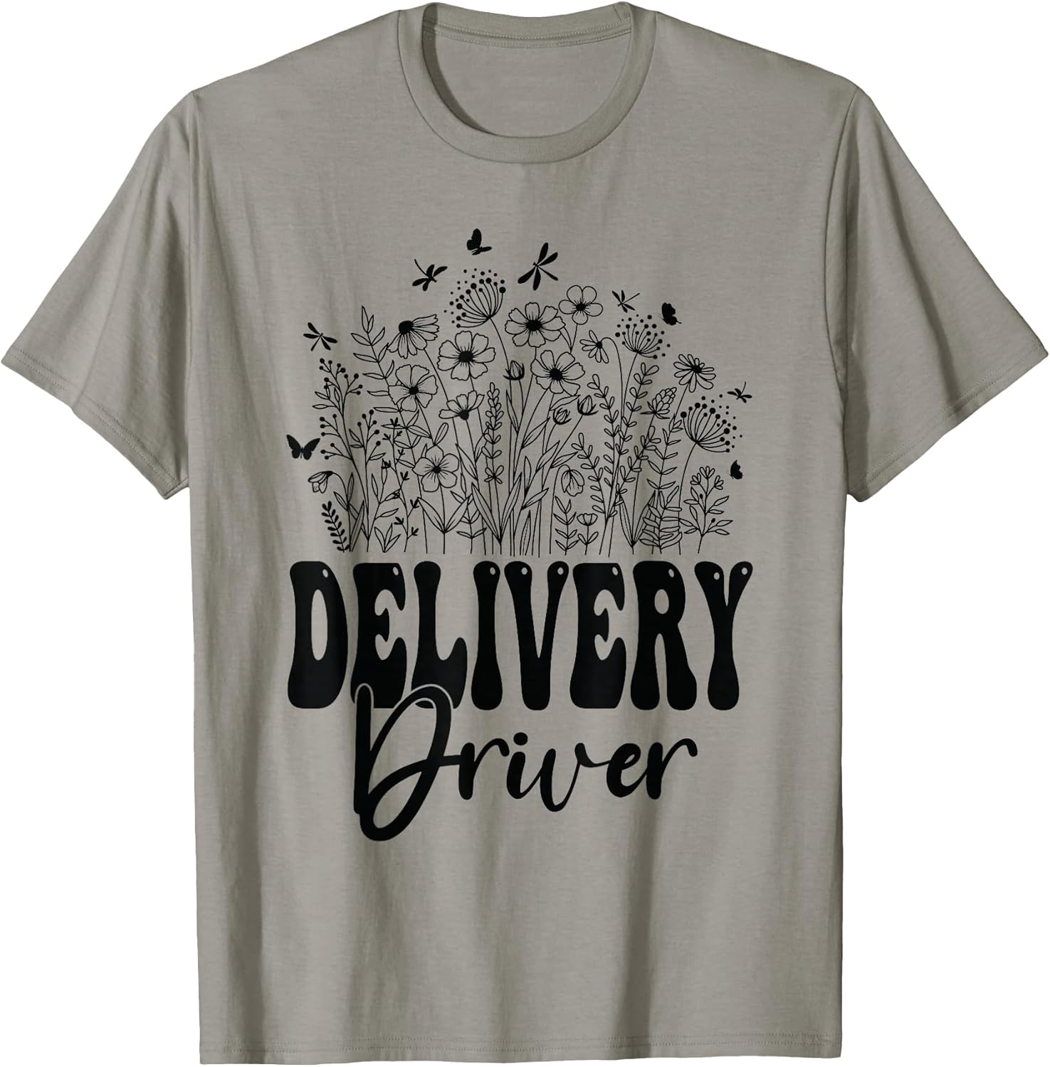 Groovy Delivery Driver Retro Wildflower Gifts