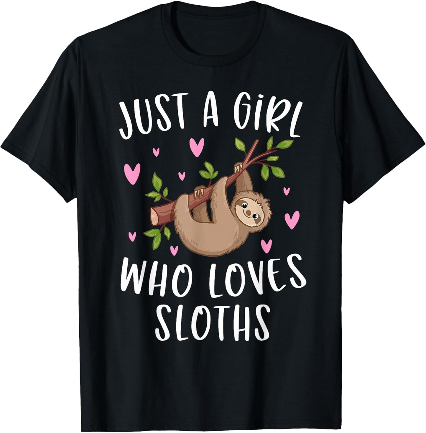 Funny Sloth Lovers Shirts For Girls