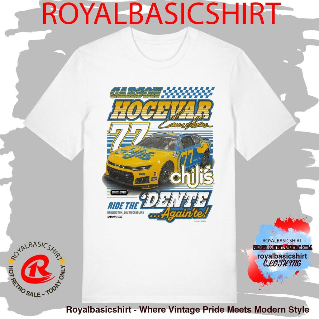 77 Carson Hocevar Chilis Throwback T-Shirt
