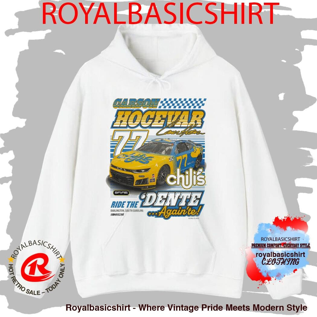 77 Carson Hocevar Chilis Throwback T-Shirt