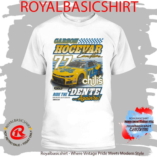 77 Carson Hocevar Chilis Throwback T-Shirt