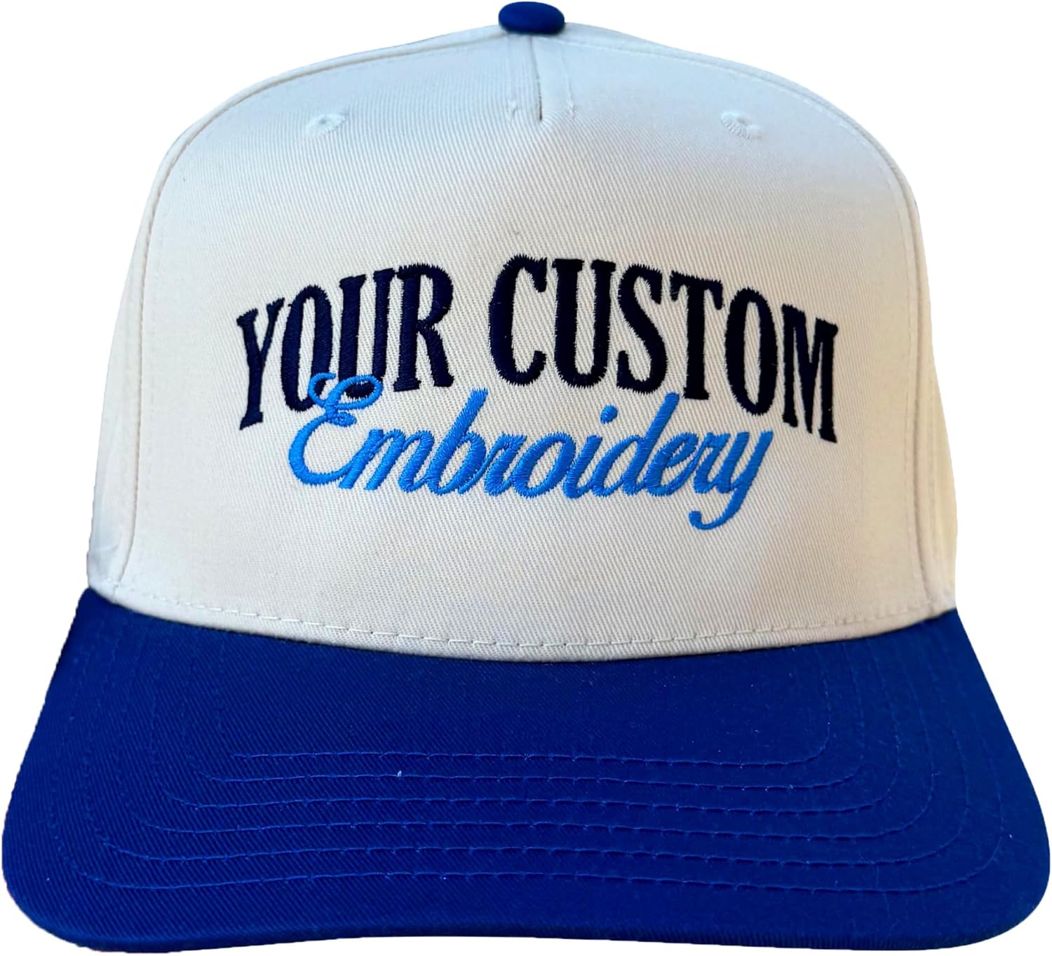 Custom Embroidery Hat Personalized Embroidered Cap Add Your Own Text Adjustable Make Your Own