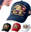 250 Anniversary USA Hat 1776–2026, America 250th Anniversary Hat, Patriotic USA Baseball Cap for Men Women, Adjustable Embroidered USA 250 Hat, 4th of July Independence Day Cap Blue