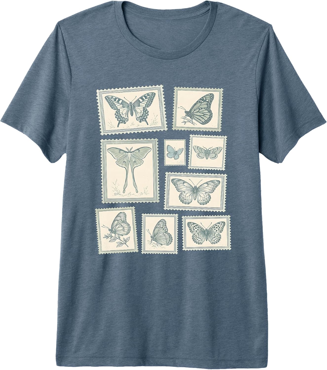 Cute Butterfly Stamp Nature Aesthetic Vintage