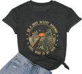 Adventure Shirts Women Retro Desert Highway T-Shirt Funny Western Graphic Tee Casual Short Sleeve Tee Tops