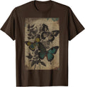 Fairy Grunge Aesthetic Retro Botanical Butterfly T-Shirt