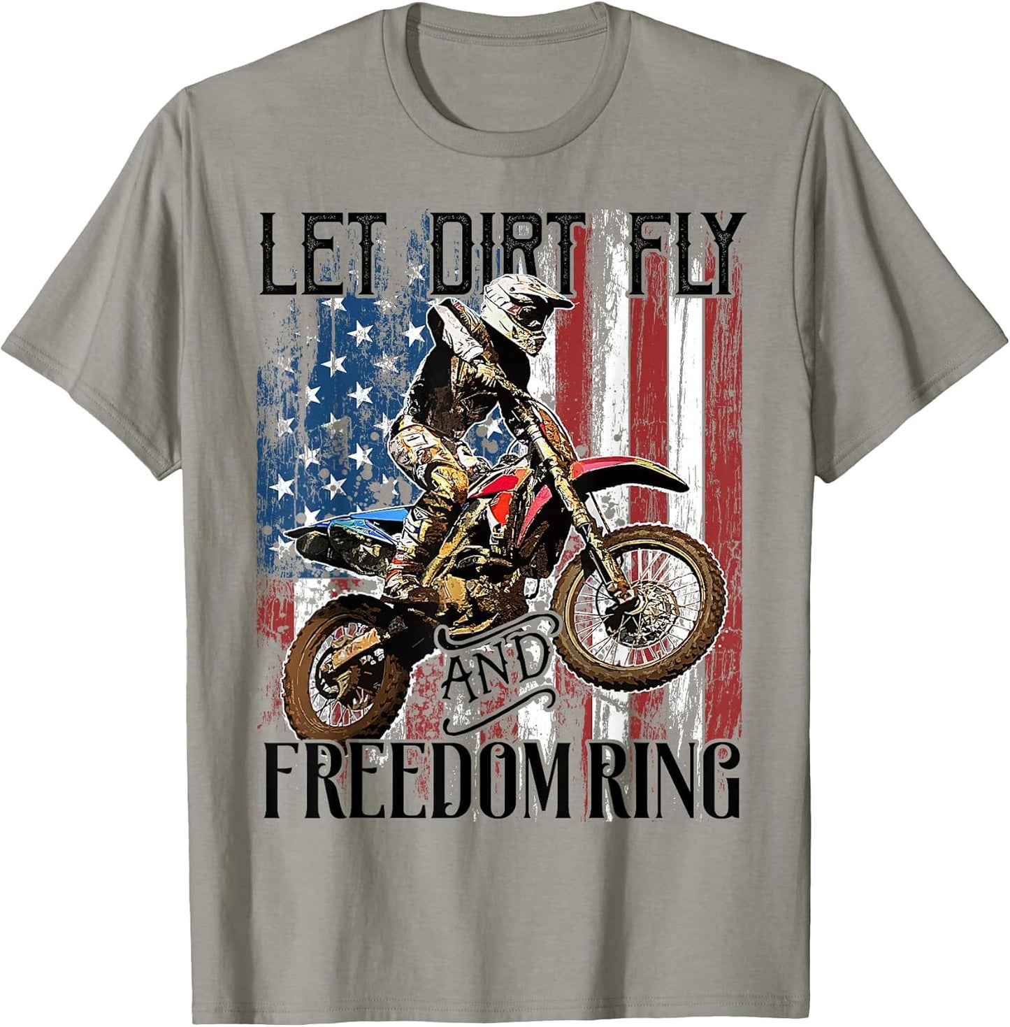 Patriotic Dirt Bike Racing Shirts