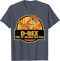 Tyrannosaurus Rex Dinosaur Father D-Rex Merch