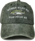 Fish Fear Me Women Want Me Hats