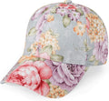 Women Fashion Floral Print Baseball Cap Hawaiian Adjustable Snapback Dad Hat