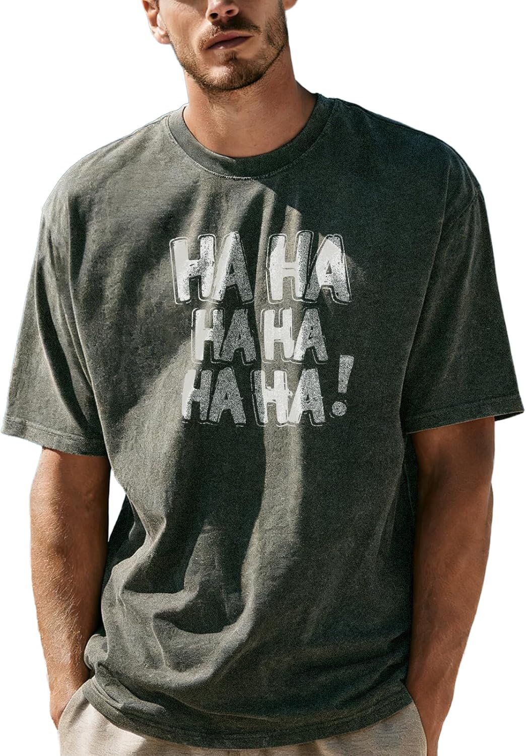 Summer Graphic T-Shirts for Men Cotton Casual Tees Comfy Streetwear Crewneck Short Sleeve Tops