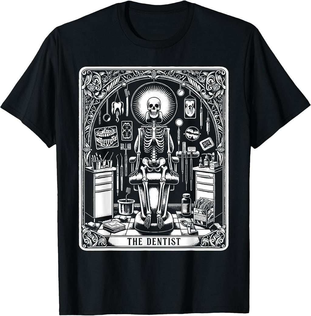 Dentist Tarot Card Skeleton Dental Hygienist