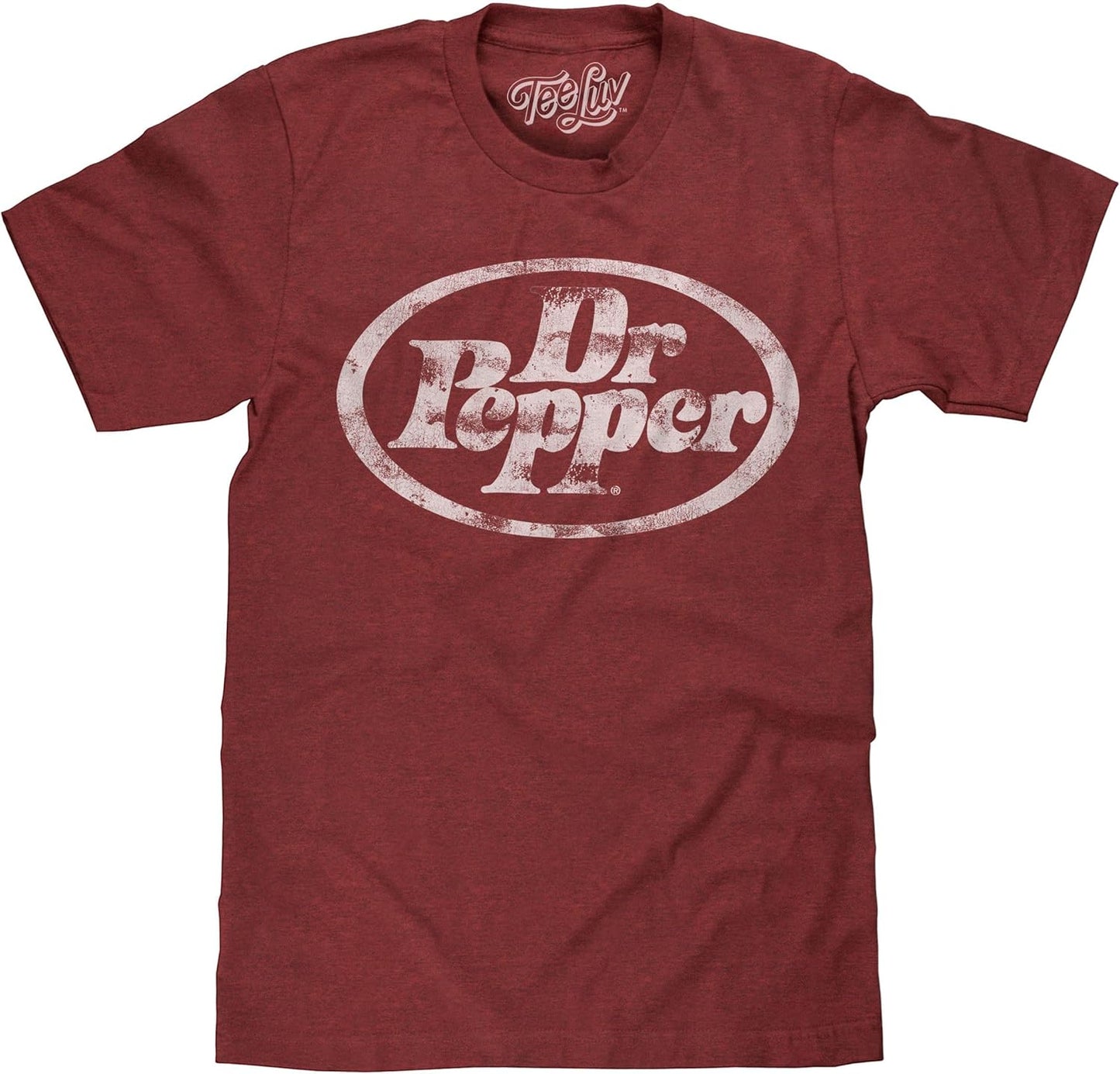 Men's Faded Dr Pepper Soda Logo Shirt