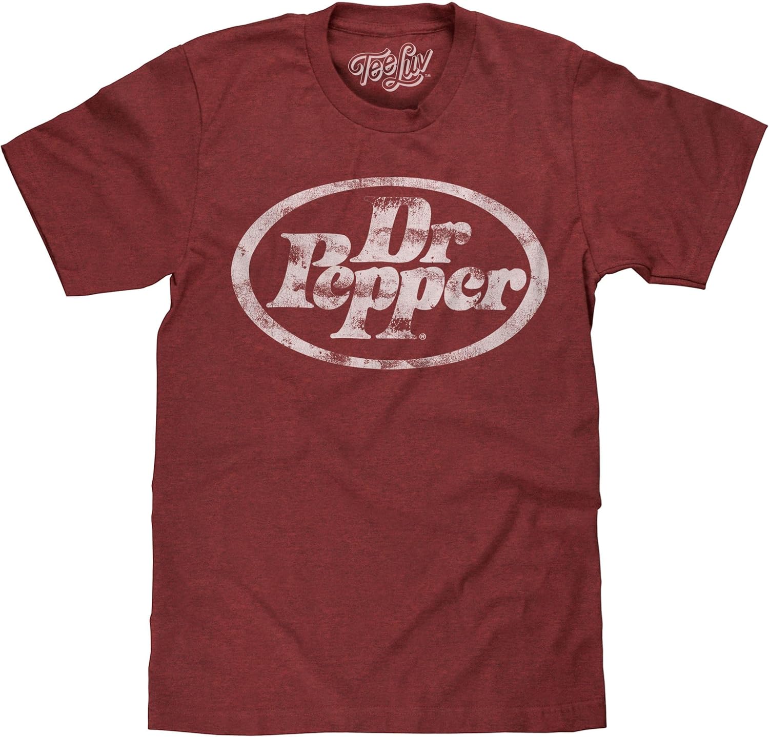 Men's Faded Dr Pepper Soda Logo Shirt