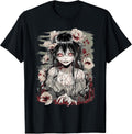 Vintage Anime Manga Horror Graphic