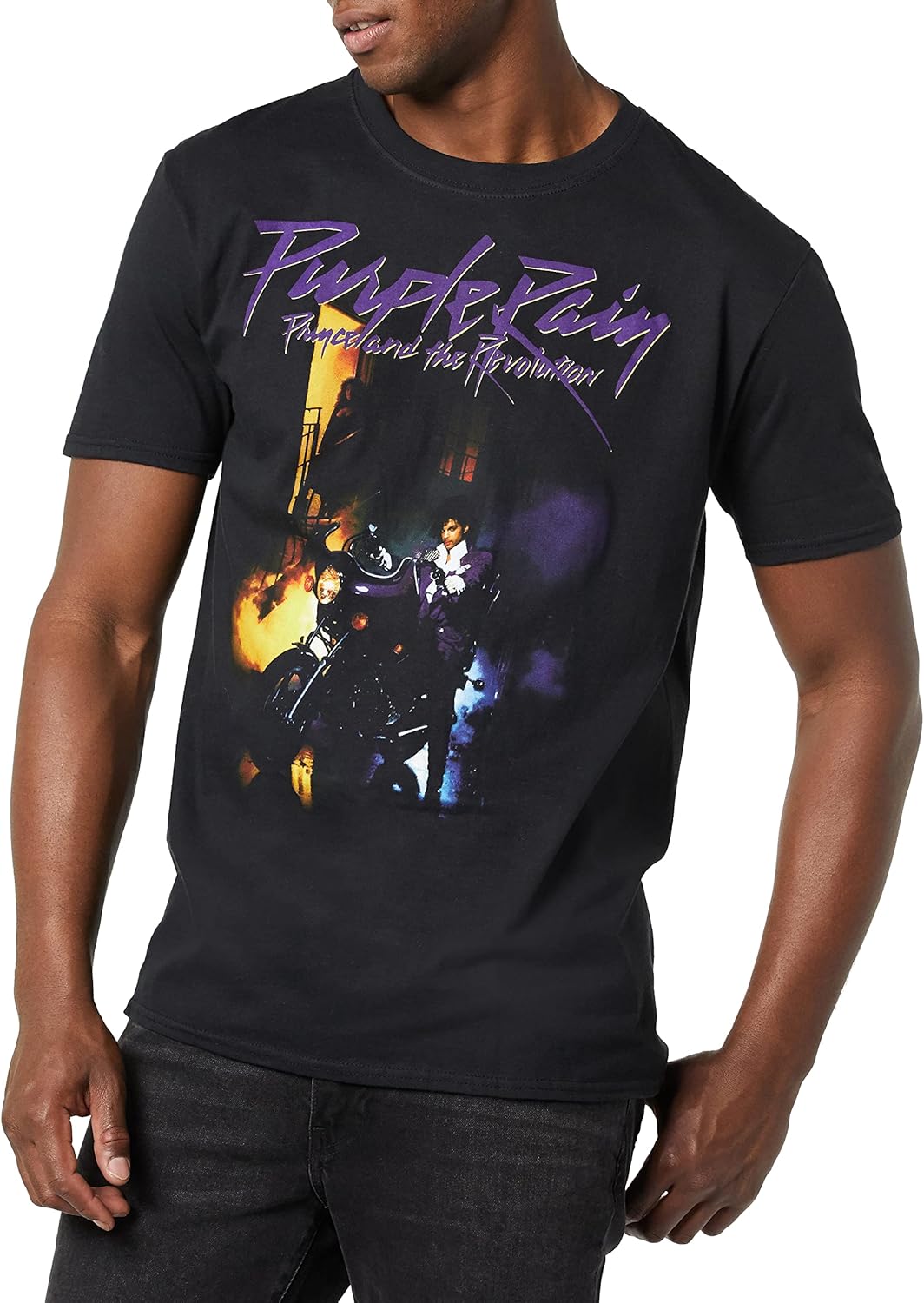 Official Purple Rain Live Black T-Shirt