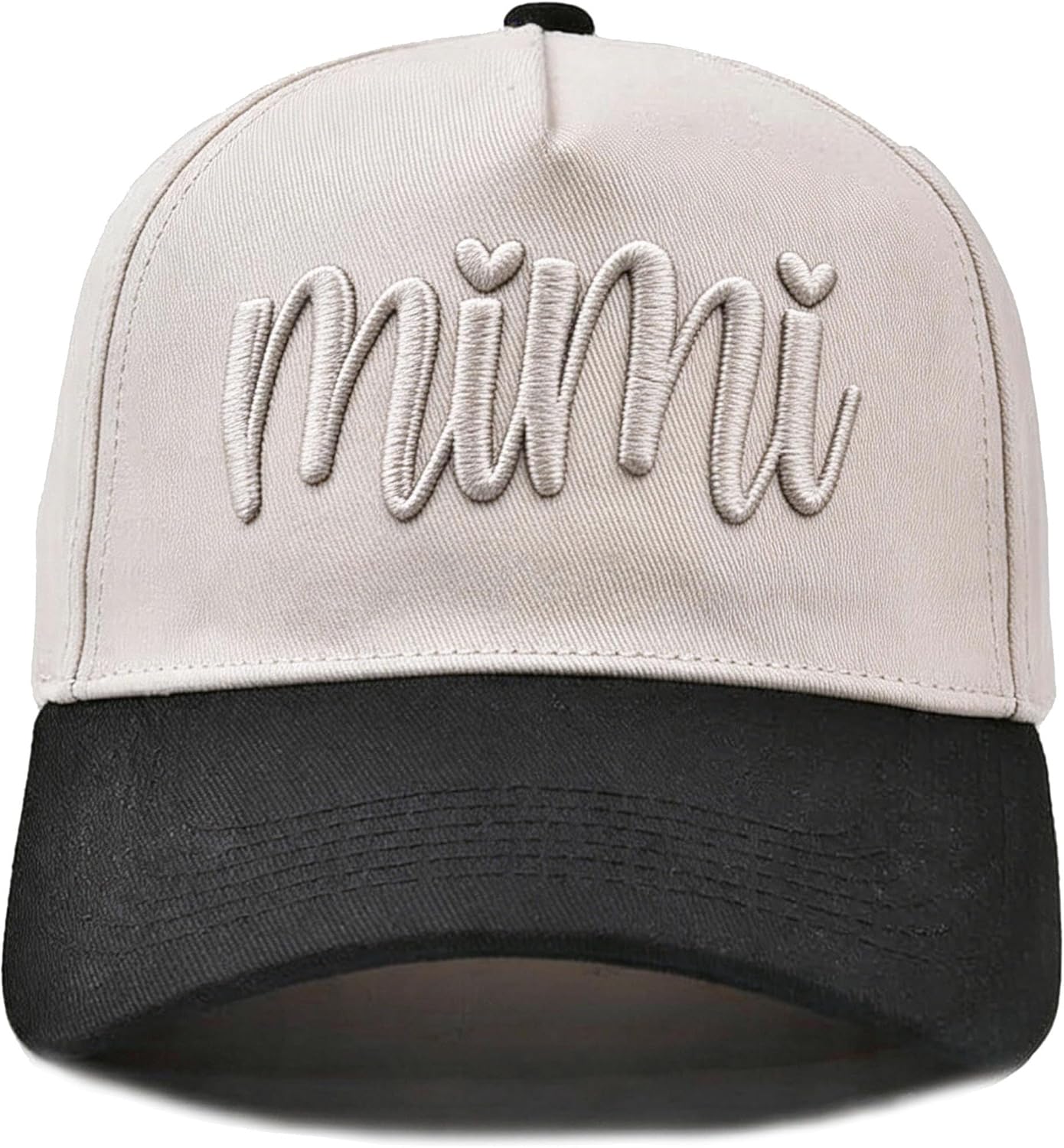Mimi Gifts- 3D Embroidered Grandma Hat Adjustable Cotton Baseball Caps for Grandparent