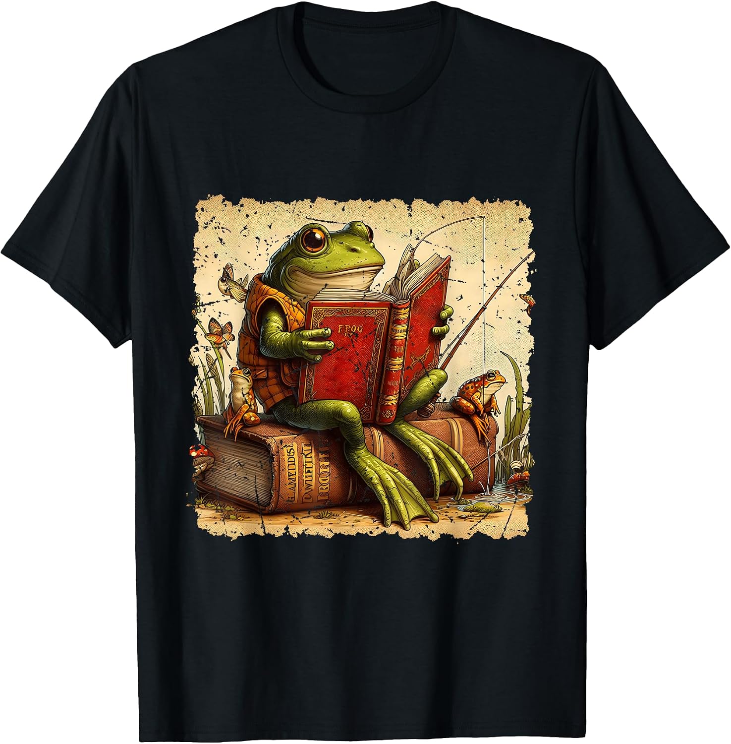 Frog & Toad Fishing Classic Book Frog Reading