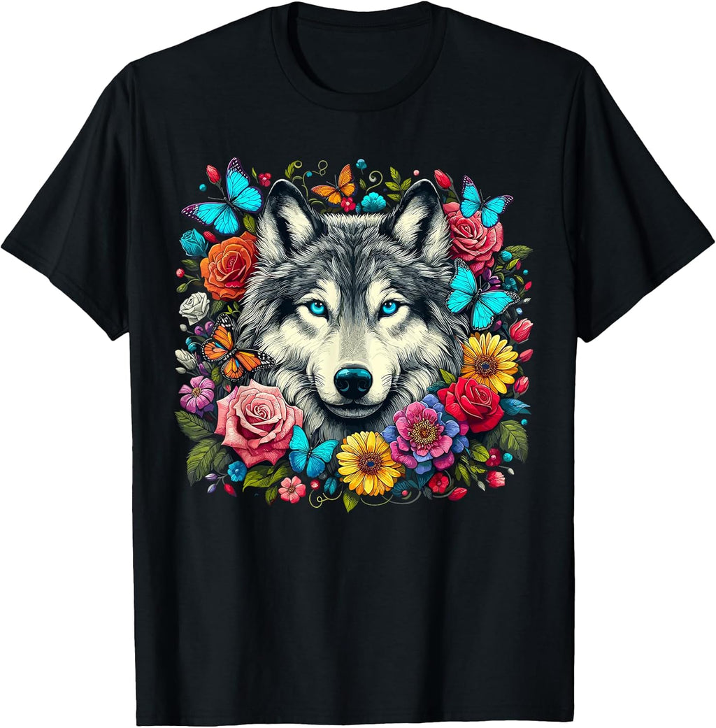 Colorful Wolf Lover Art Wolf