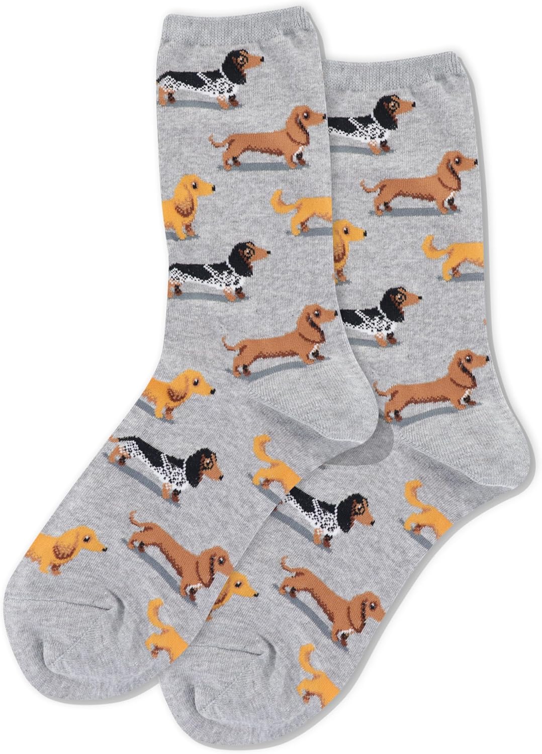 Women's Fun Dog Lovers Crew Socks - 1 Pair Pack - Cool & Cute Wordplay Novelty Fashion Gifts