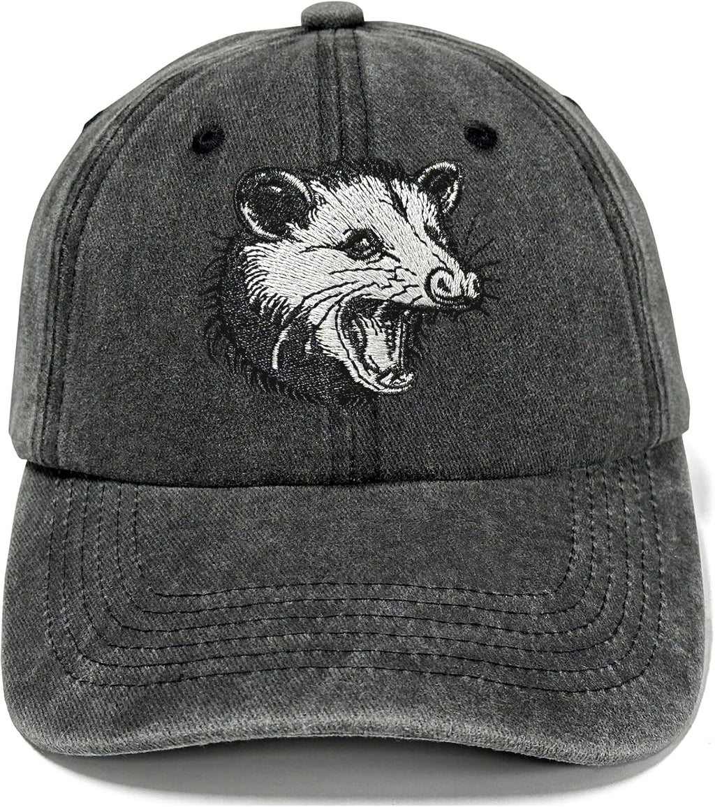 Opossum Possum Baseball Cap for Men Women, Embroidered Adjustable Dad Hat