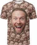 Custom Face T Shirts – Personalized Photo Tee for Men Women Kids Design Your Own Tshirt – Funny Gift for Birthdays, Christmas