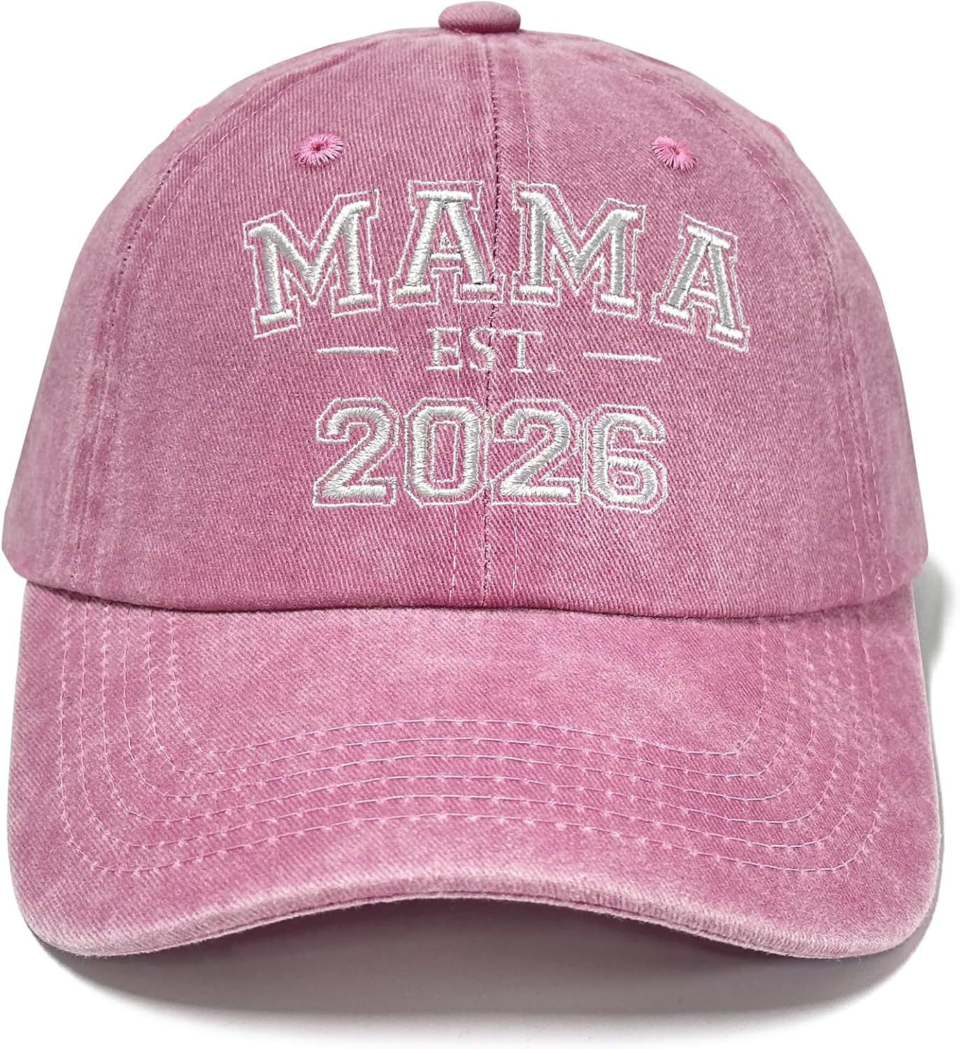 Embroidered Baseball Hats EST 2026 for Mom Dad Grandma Grandpa Papa Nana Uncle and Auntie