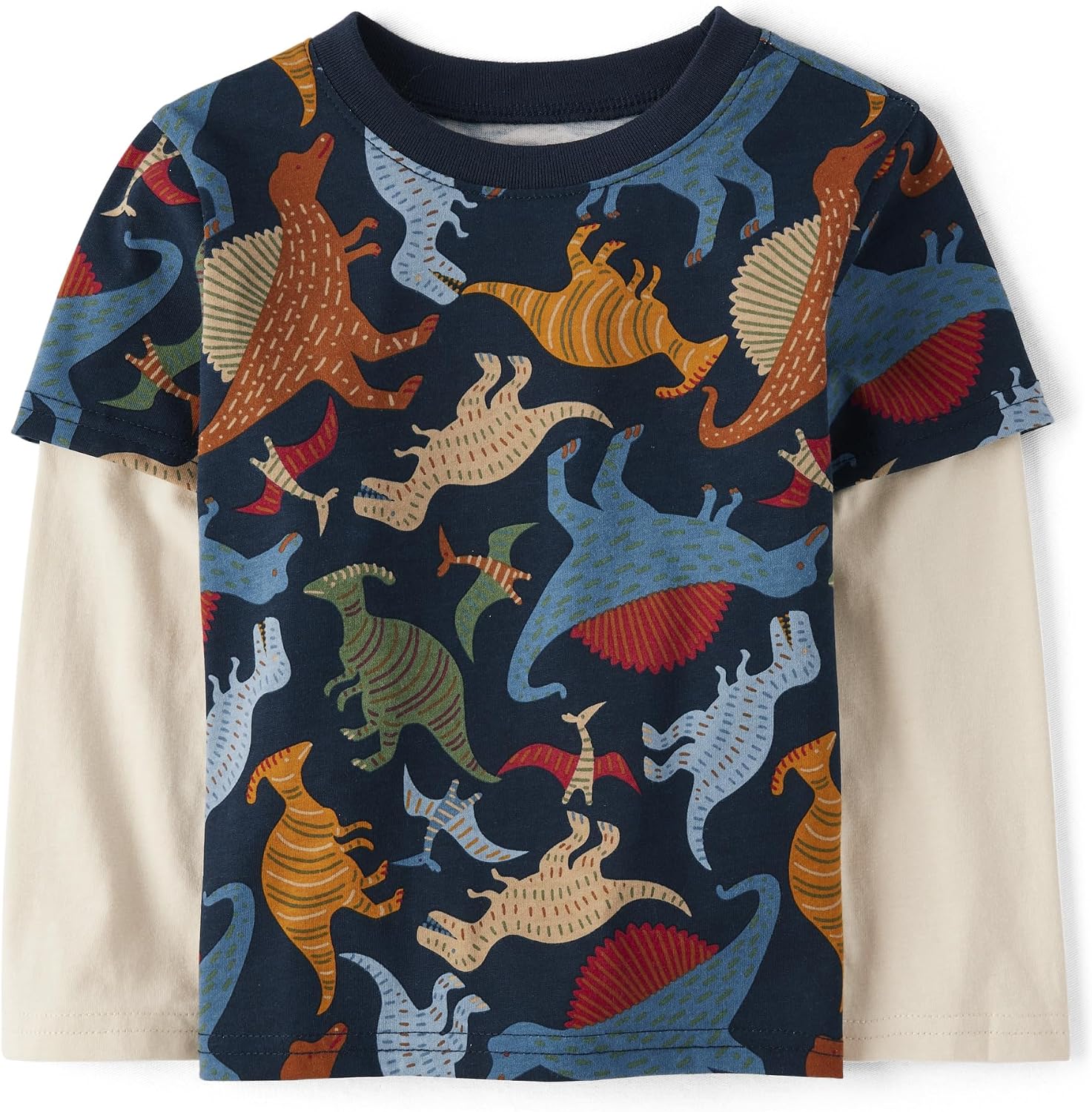 Baby-Boys and Toddler Layered Long Sleeve T-Shirt