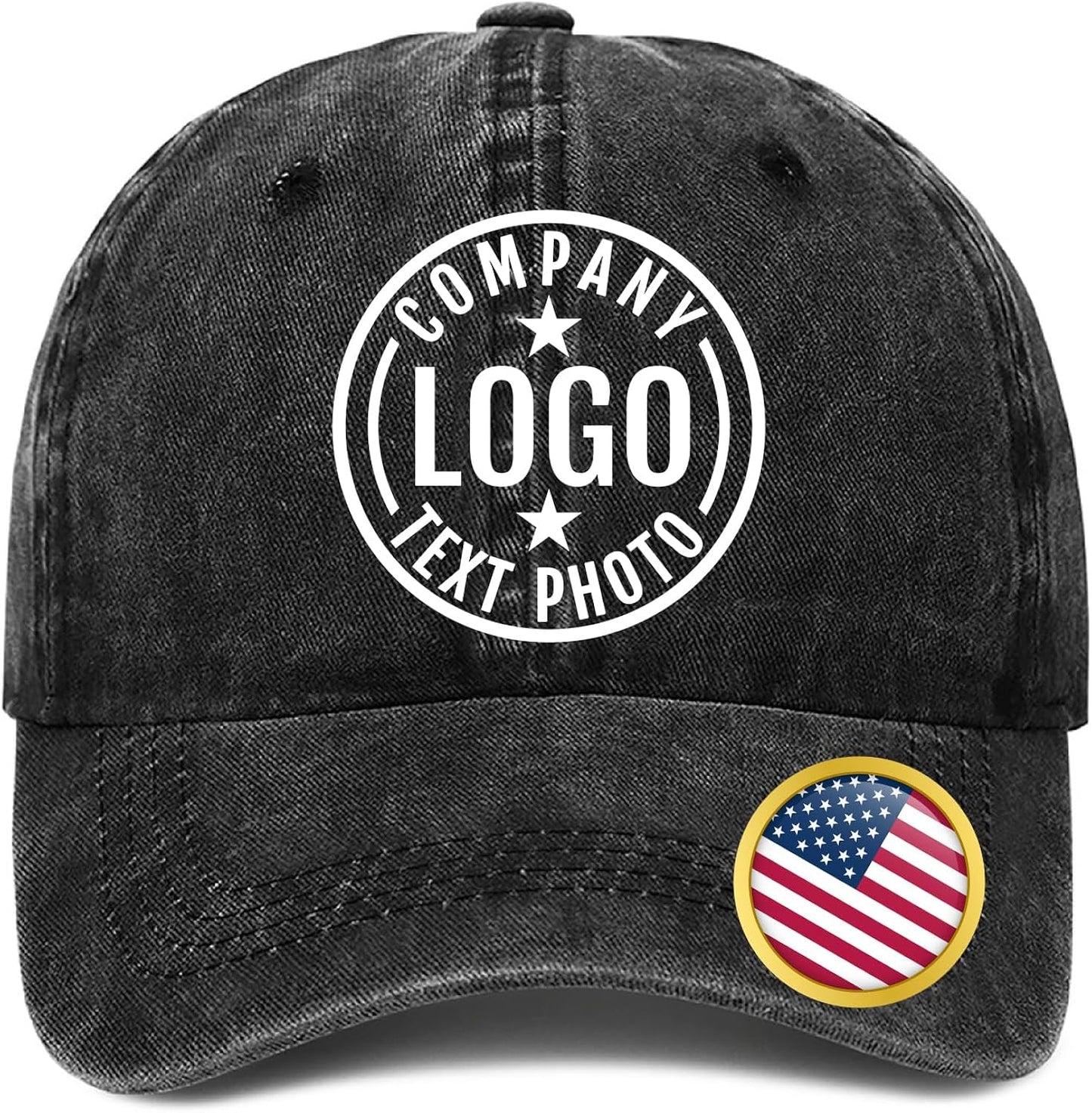 Custom Hat with Logo Text Photo Bulk Design Your Own Custom Baseball Caps Personalized Trucker Hats for Men Women