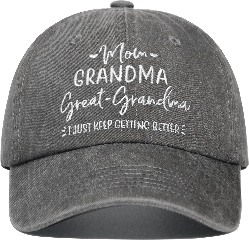 Great Grandma Gifts, Gifts for Great-Grandma Baby Announcement Christmas Mothers Day -Adjustable Baseball Cap