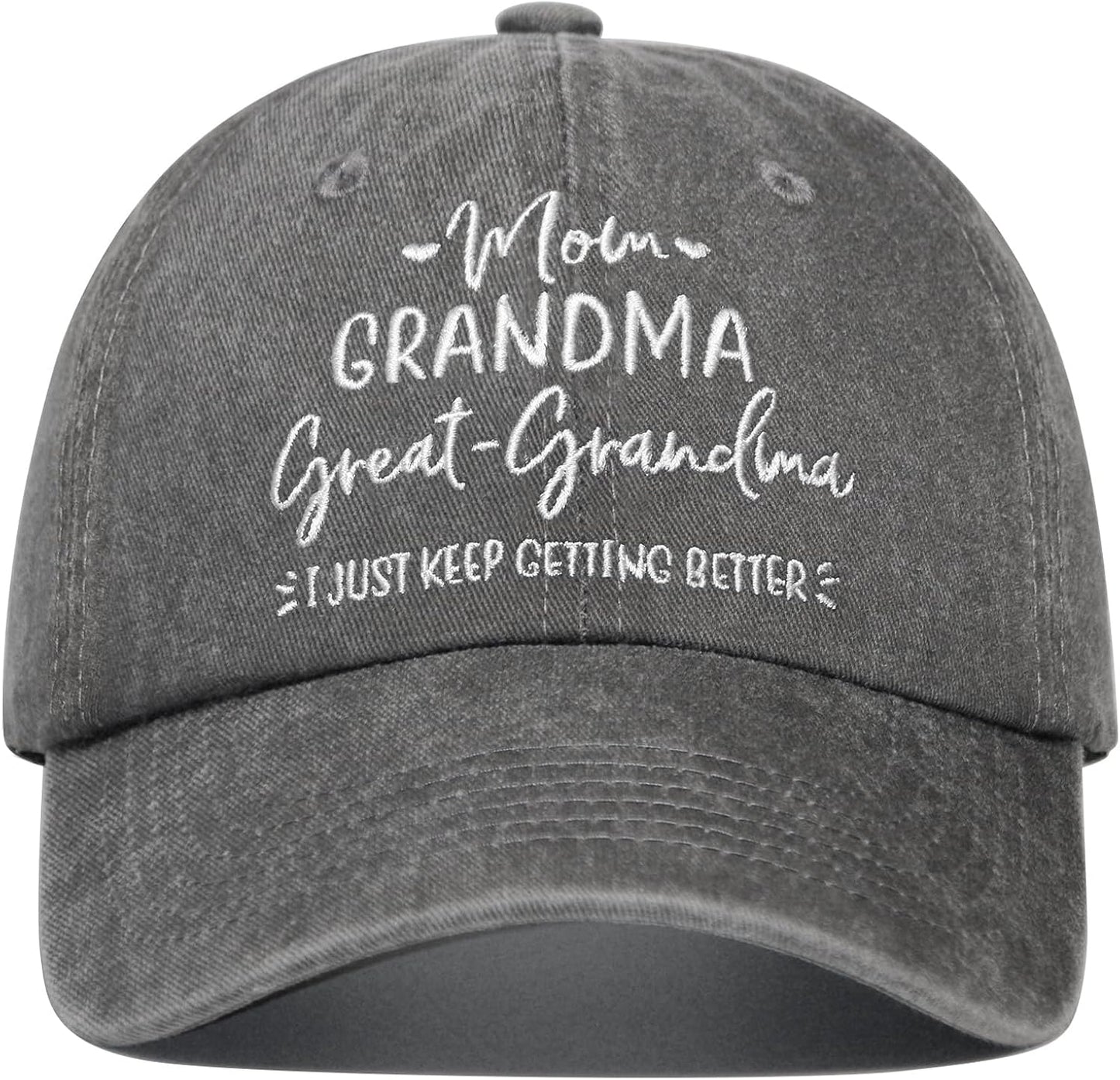Great Grandma Gifts, Gifts for Great-Grandma Baby Announcement Christmas Mothers Day -Adjustable Baseball Cap