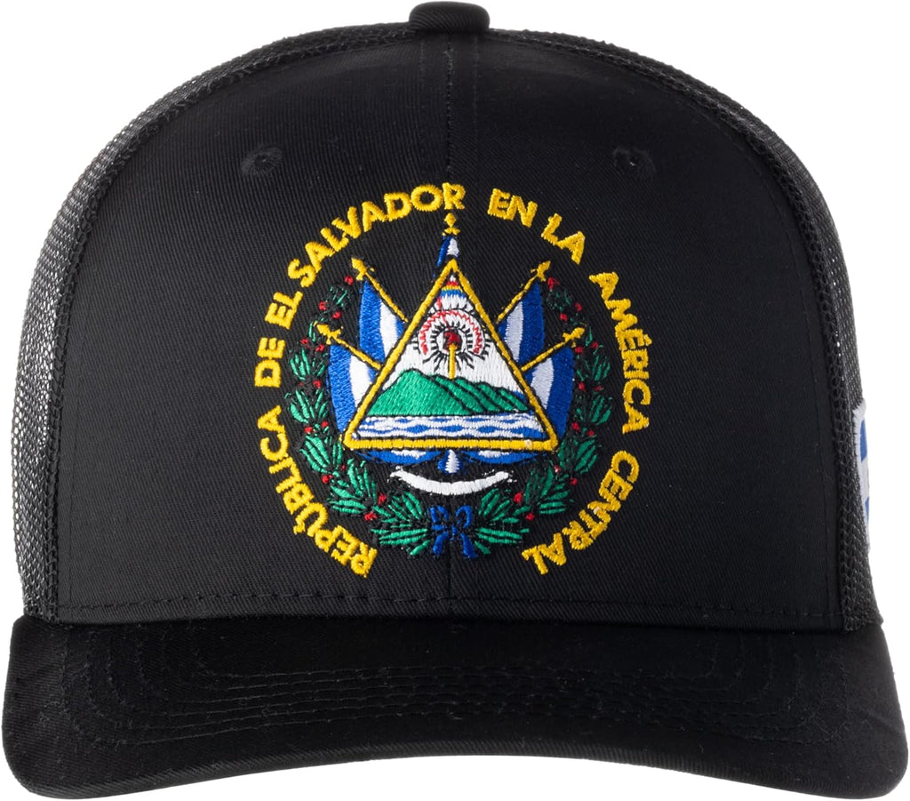 El Salvador Embroidered Baseball Cap - Adjustable Closure