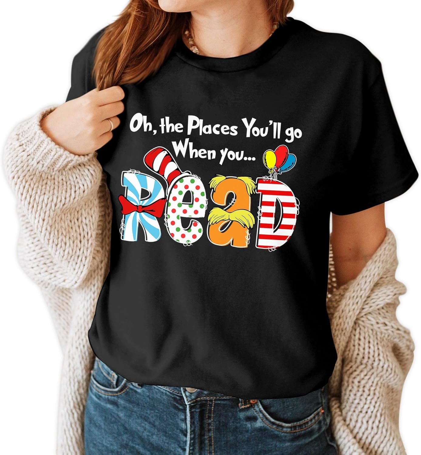 Reading Teacher Shirt - Back to School Shirts - 100th Day of School Tshirt