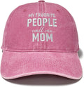 My Favorite People Called Me Grandpa, Grandma, Papa, Dad, Mom, Uncle and Auntie Baseball Hat