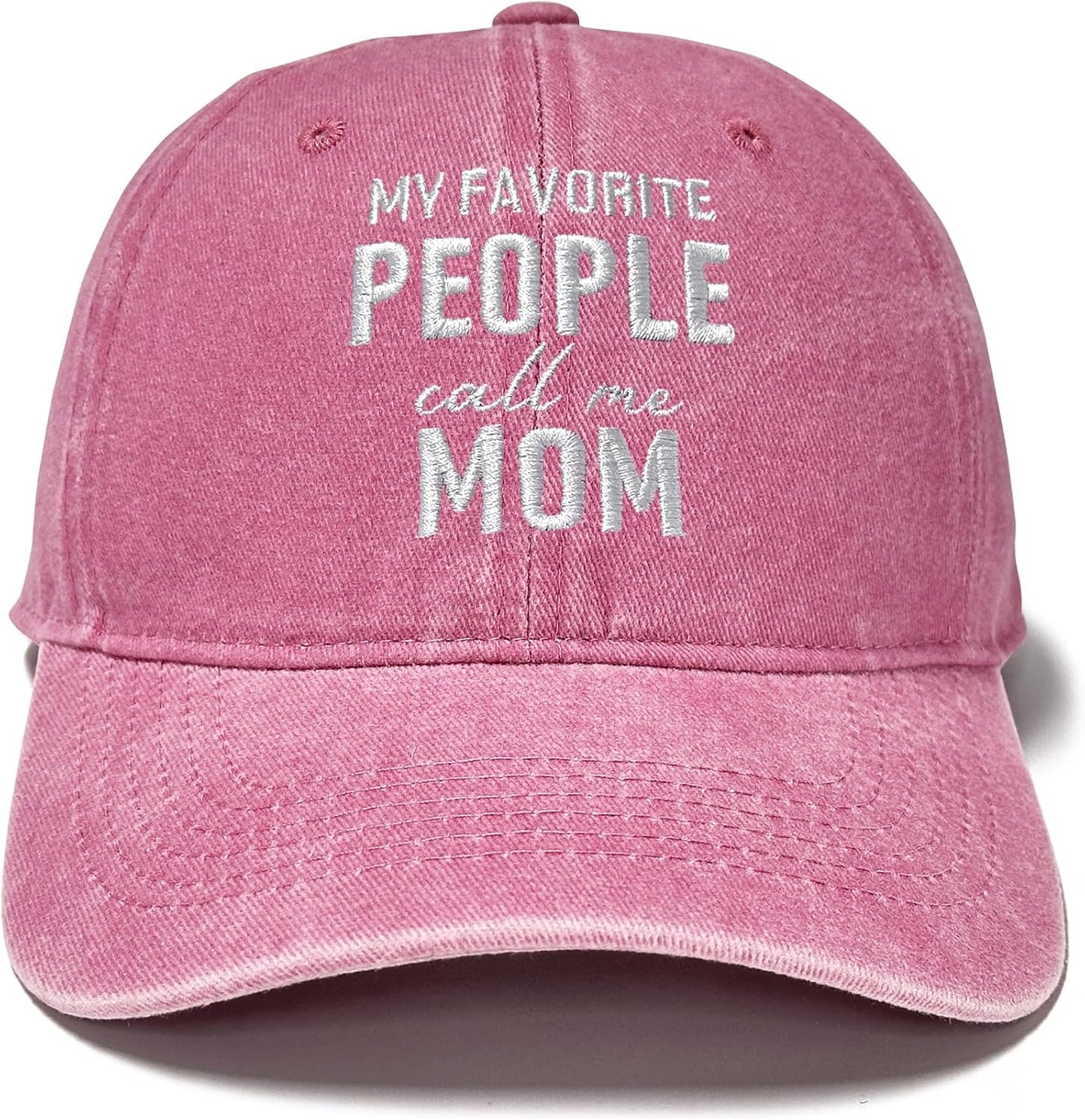 My Favorite People Called Me Grandpa, Grandma, Papa, Dad, Mom, Uncle and Auntie Baseball Hat