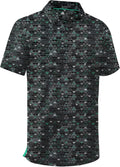 Men's Moisture Wicking Performance Collared Short Sleeve Golf Shirt