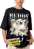 Custom Your Own Bootleg Rap Shirts for Boyfriend Girlfriend Face Shirt with Photo Gift for Him Her Pet Lovers
