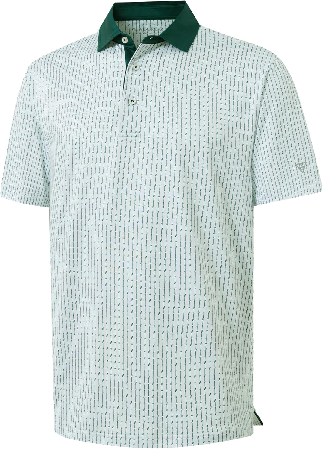 Golf Shirts for Men Short Sleeve Print Patterns Moisture Wicking Performance Lightweight Collared Mens Polo Shirts