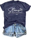 Christian Shirts for Women T-Shirt with Boho Floral Cross Print Short Sleeve Casual Graphic Tee for Women
