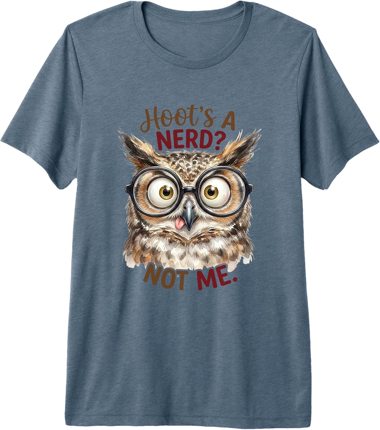 Hoot Owl Nerd Glasses Bird Lover Co