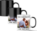 Personalized Magic Mug - Custom Color Changing Mug , 11 oz Personalized Coffee Mug with Photo, Picture - Heat Sensitive Custom Coffee Mug , Color Changing Cups, Tazas Magicas Personalizadas