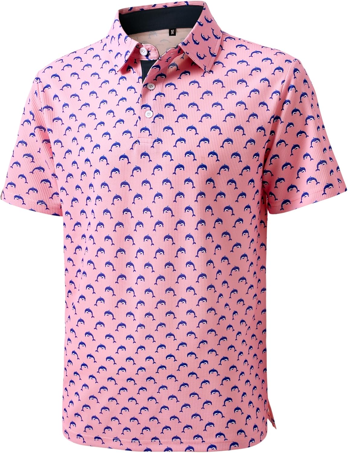 Men's Golf Shirts Dry Fit Short Sleeve Slim Fit Performance Moisture Wicking Casual Collared Golf Polo Shirts for Men