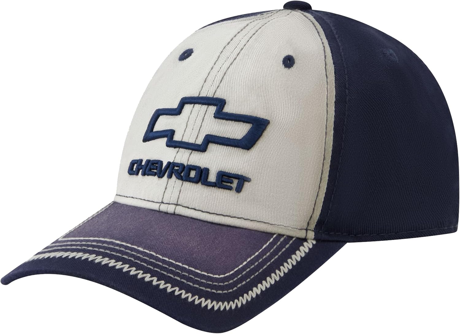 Unisex-Adult Chevrolet Dad Hat, Logo Cotton Adjustable Baseball Cap with Curved Brim