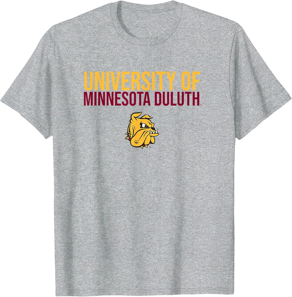 Minnesota Duluth UMD Bulldogs Stacked T-Shirt