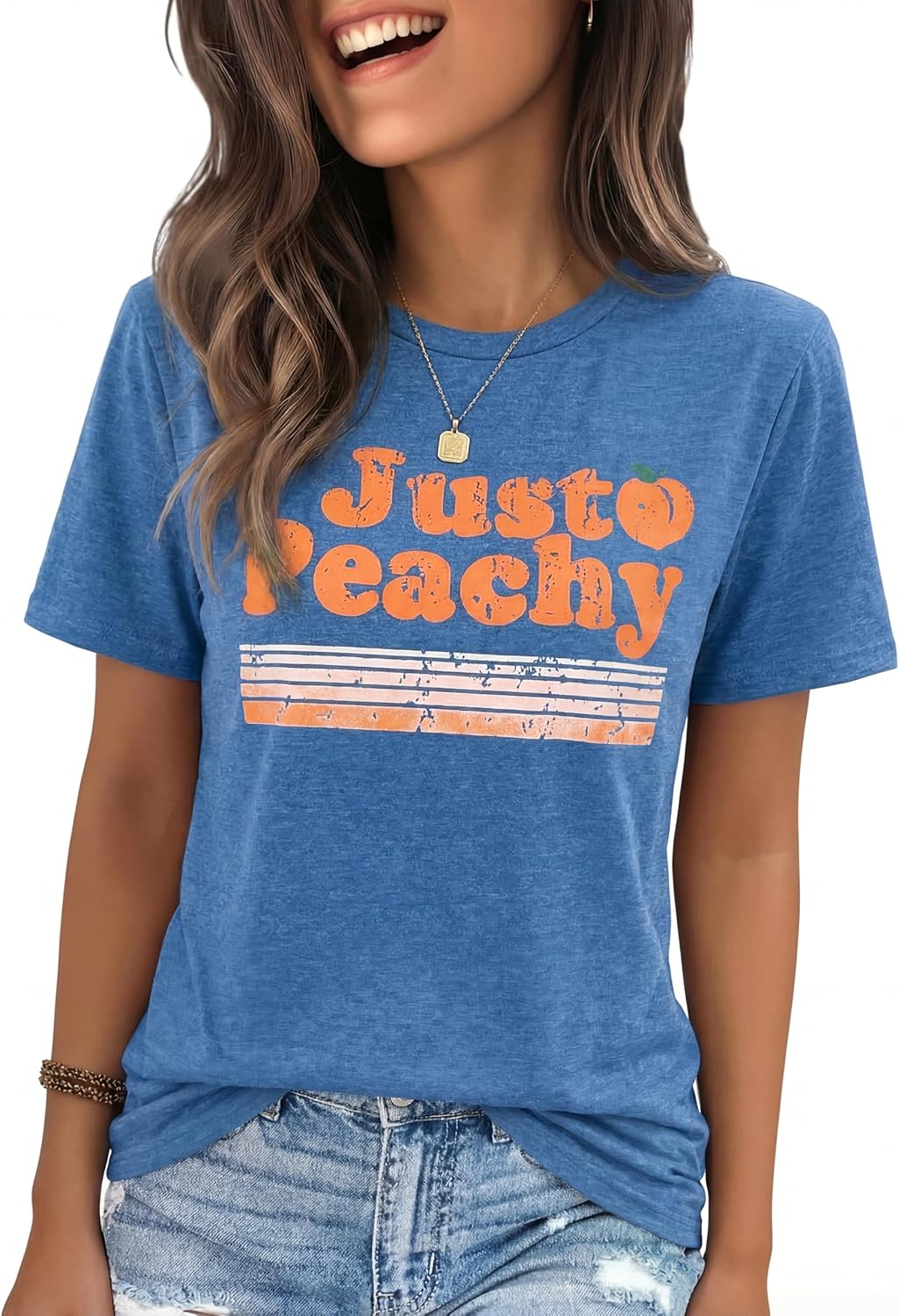 T Shirts for Women Graphic Tees Vintage Printed Short Sleeve Shirt Crewneck Loose Fitting Tops Casual Basic Cute Blouses