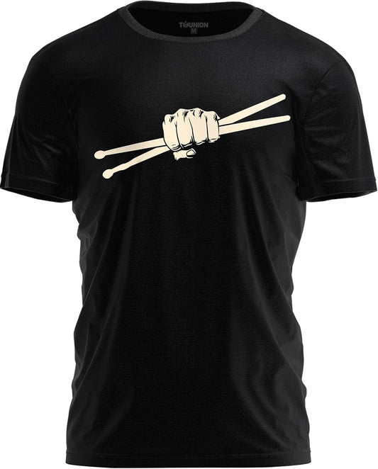 Drummer T-Shirt for Musicians – Music Band Graphic Percussionist Shirt – Drummer Gift Tee