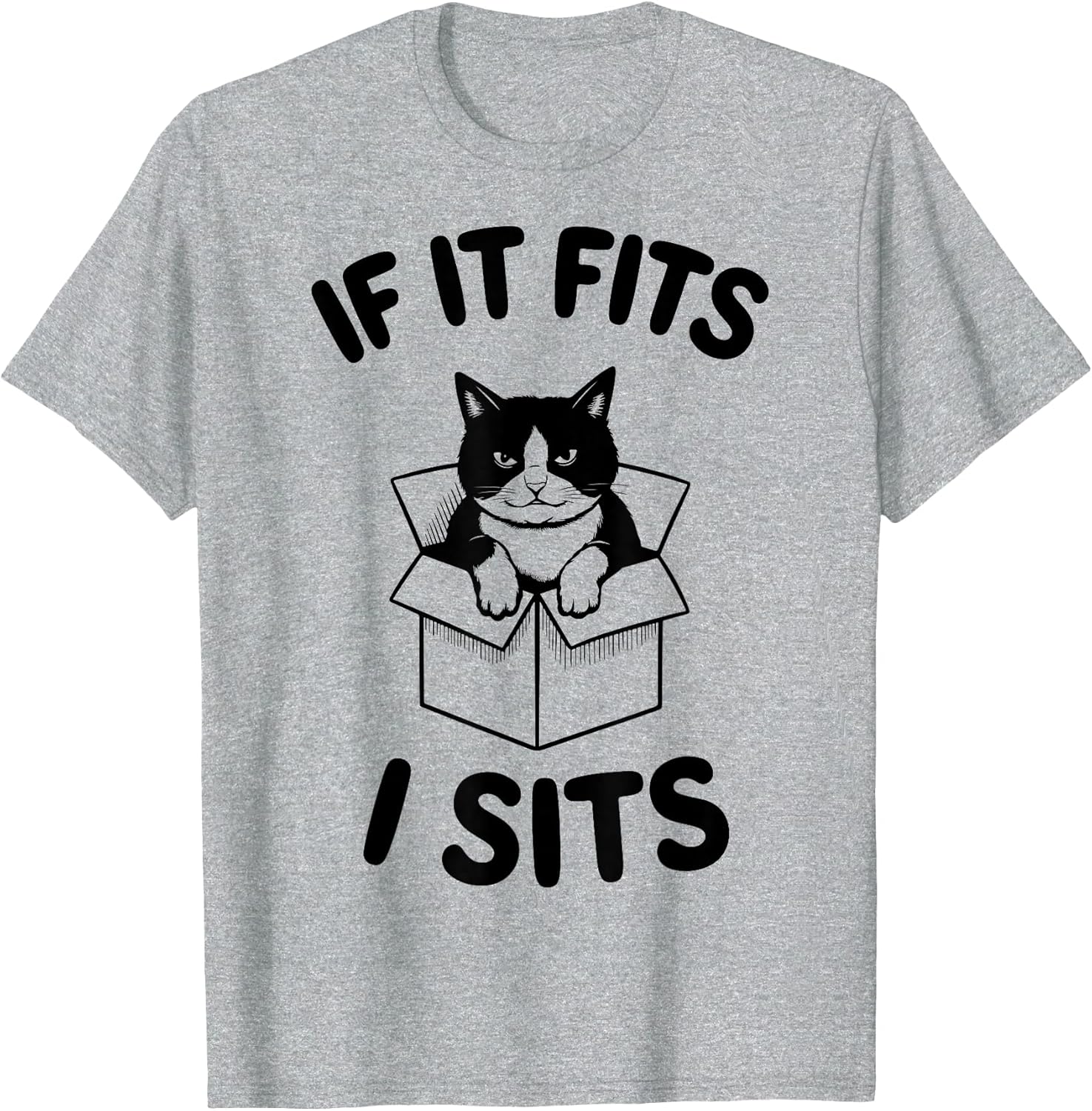 Silly Cat If It Fits I Sits Meme Mom Dad Mama