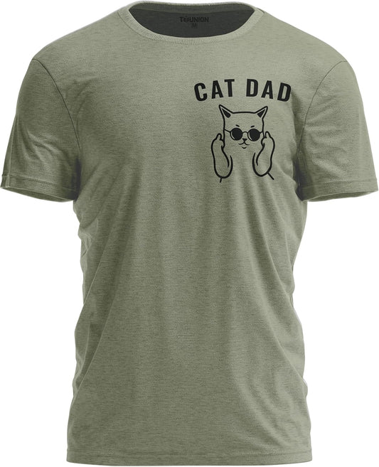 Funny Cat Dad Humor T-Shirt – Hilarious Cat Lover Joke Shirt for Men